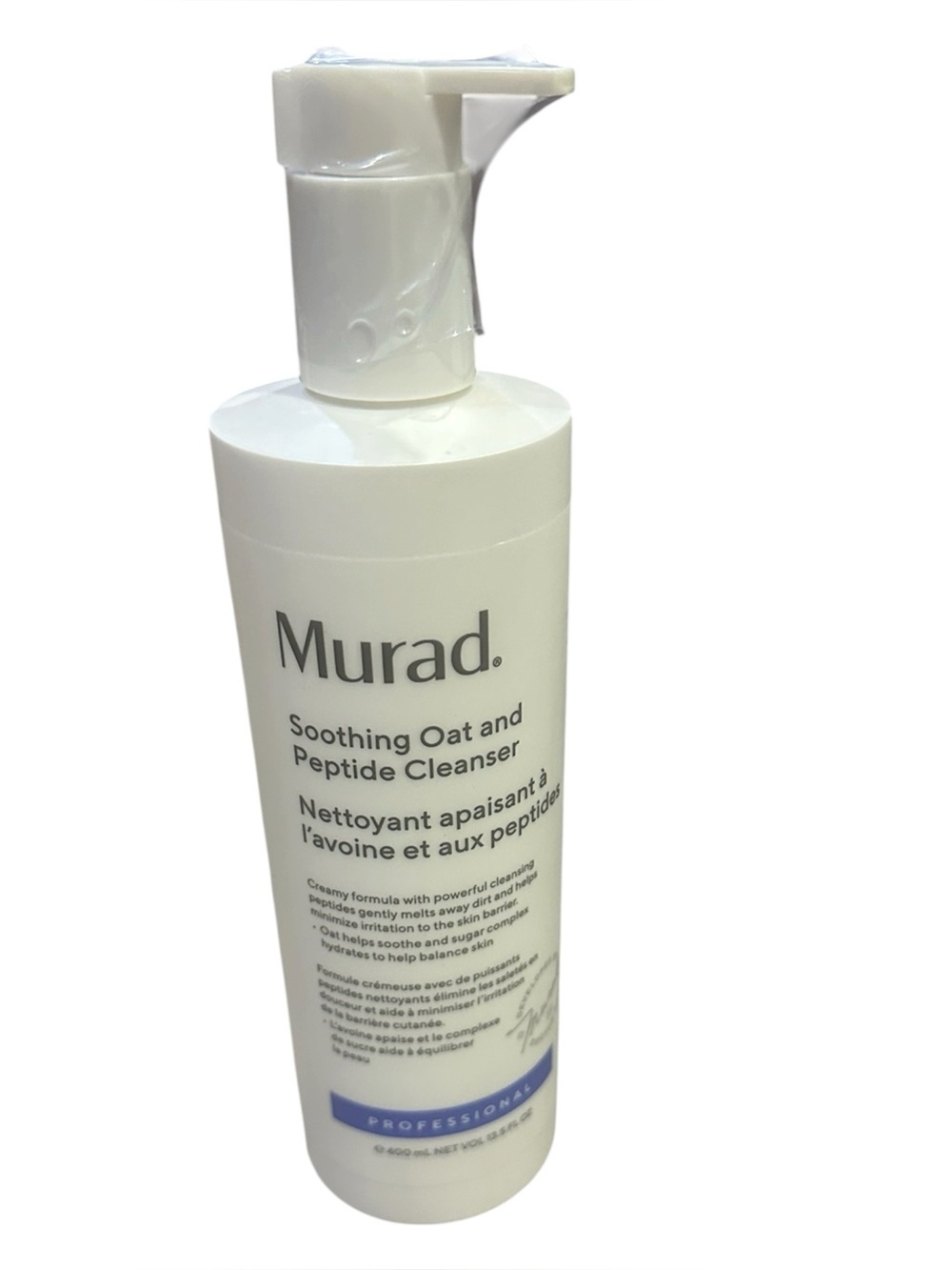 Murad Soothing Oat & Peptide Cleanser -professional size 13.5 OZ